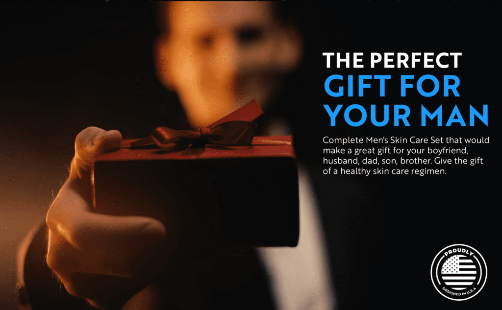 VARELA premium men's skin care set the perfect gift for him