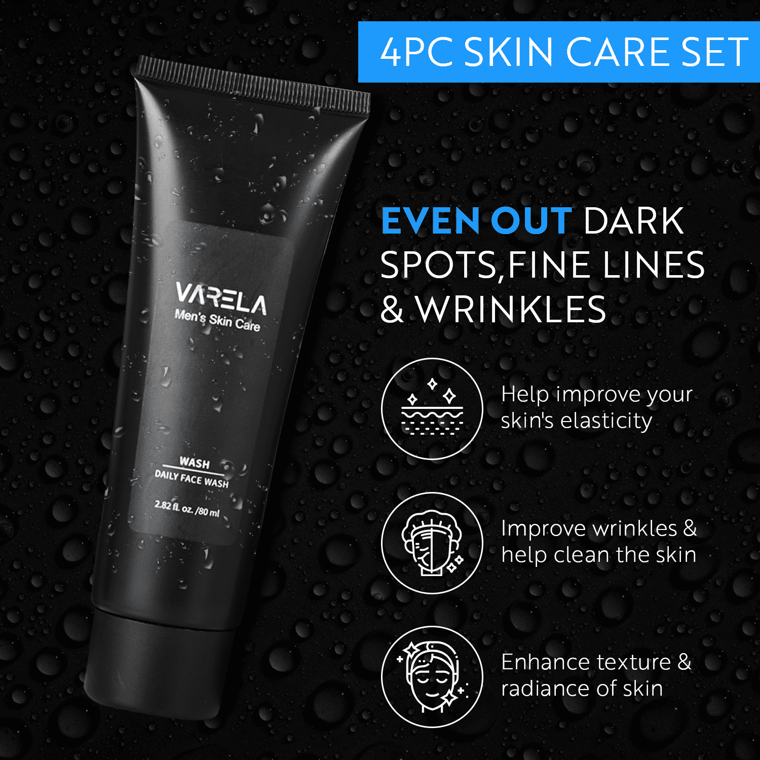 VARELA 4pc skin care set