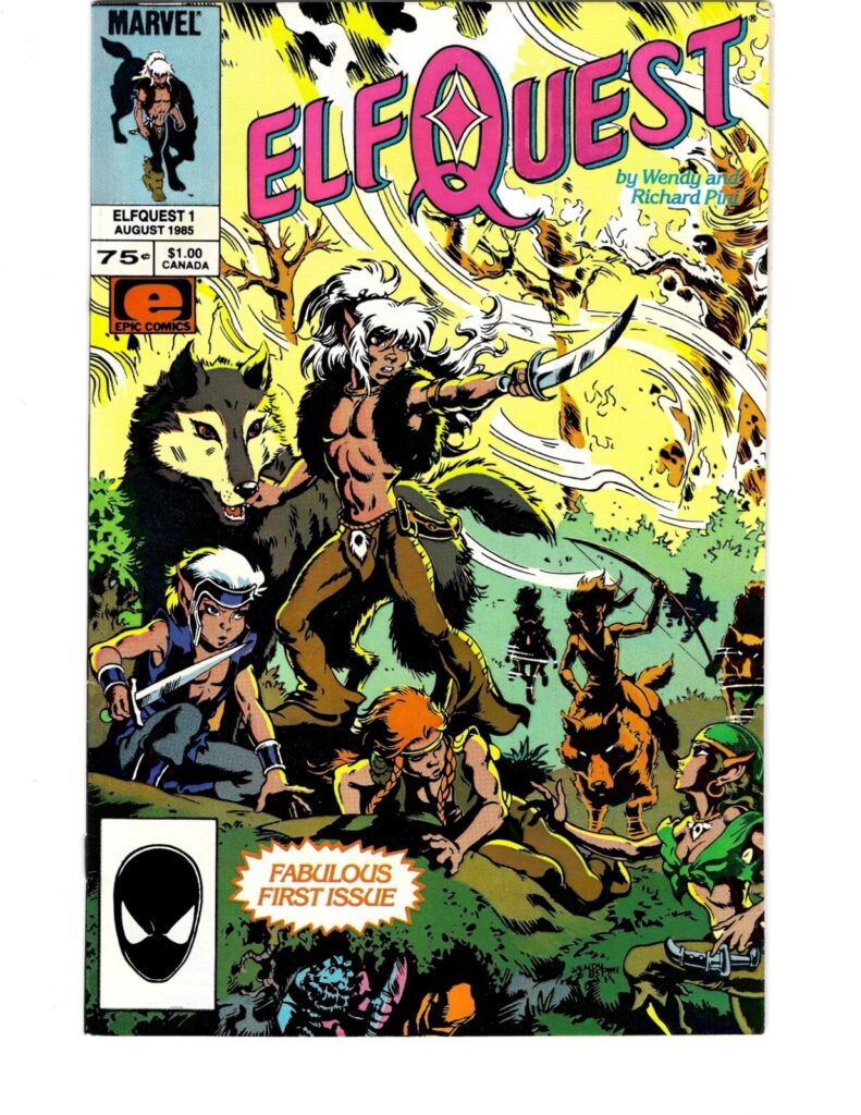 Signed Inside Elfquest #1 Vol. 2 1985 Epic Comics High Grade Comic Book NM