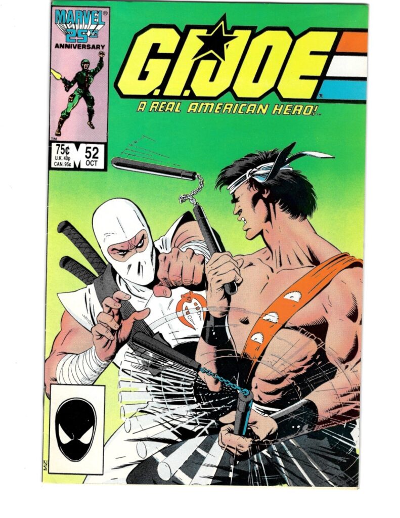 G.I. Joe A Real American Hero #52 October 1986 Marvel Comics 25th Anniversary NM