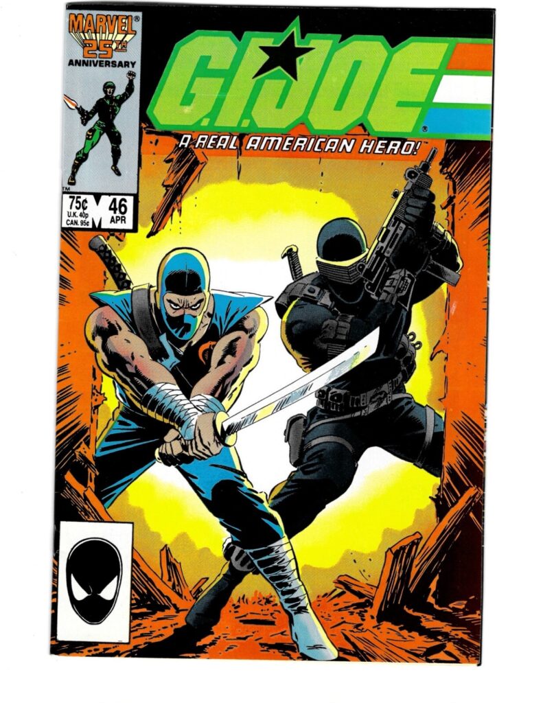 G.I. Joe A Real American Hero #46 Marvel Comics 25th Anniversary April 1986 VF