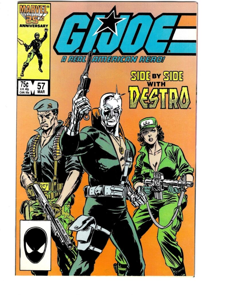 G.I. Joe A Real American Hero #57 Mar 1987 Marvel Comics 25th Anniversary NM