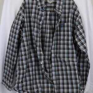 Cinch Dress Shirt Mens XXL Long Sleeve Plaid Design Button Up Colorfull Cotton