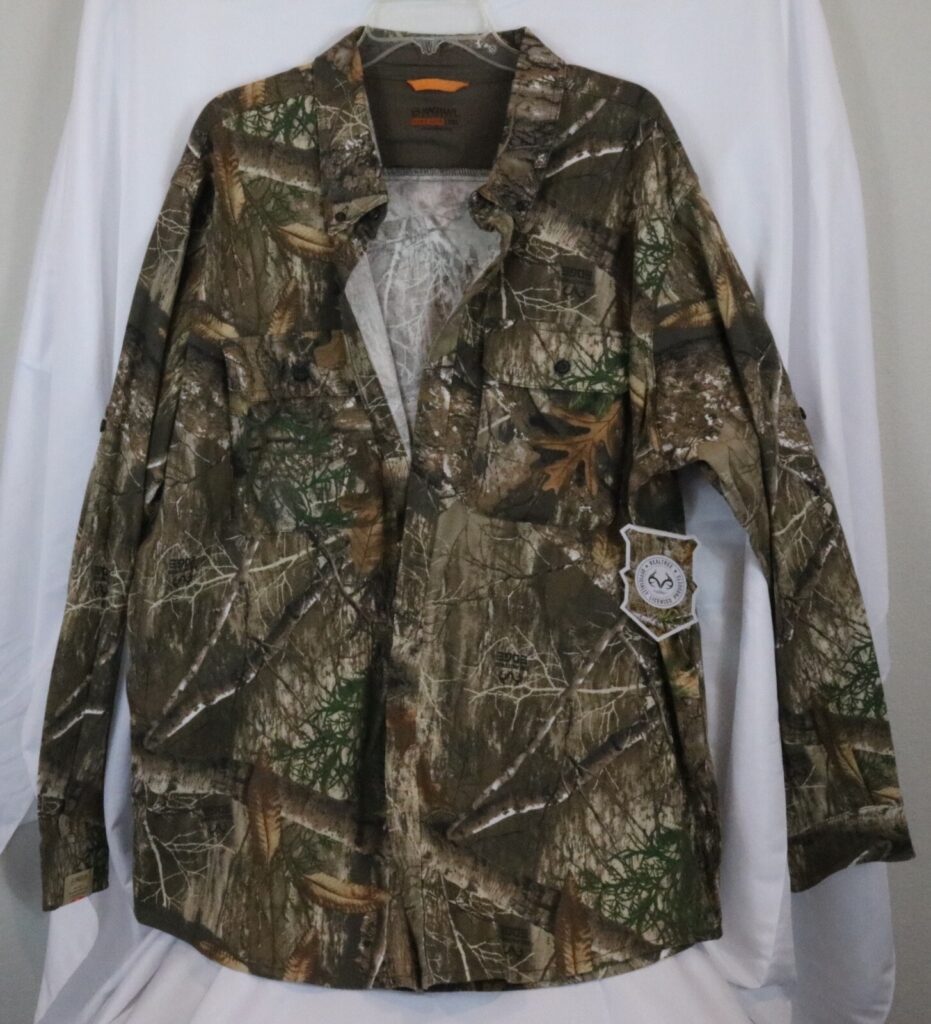 Magellan Ladies Hunt Gear Long Sleeve Camo Shirt Realtree Edge Lightweight 2XL