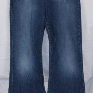 VTG Lucky Brand Dungarees Jeans Women's 8 Blue Cotton Denim Bootcut Stretch USA