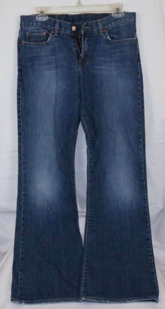 VTG Lucky Brand Dungarees Jeans Women's 8 Blue Cotton Denim Bootcut Stretch USA