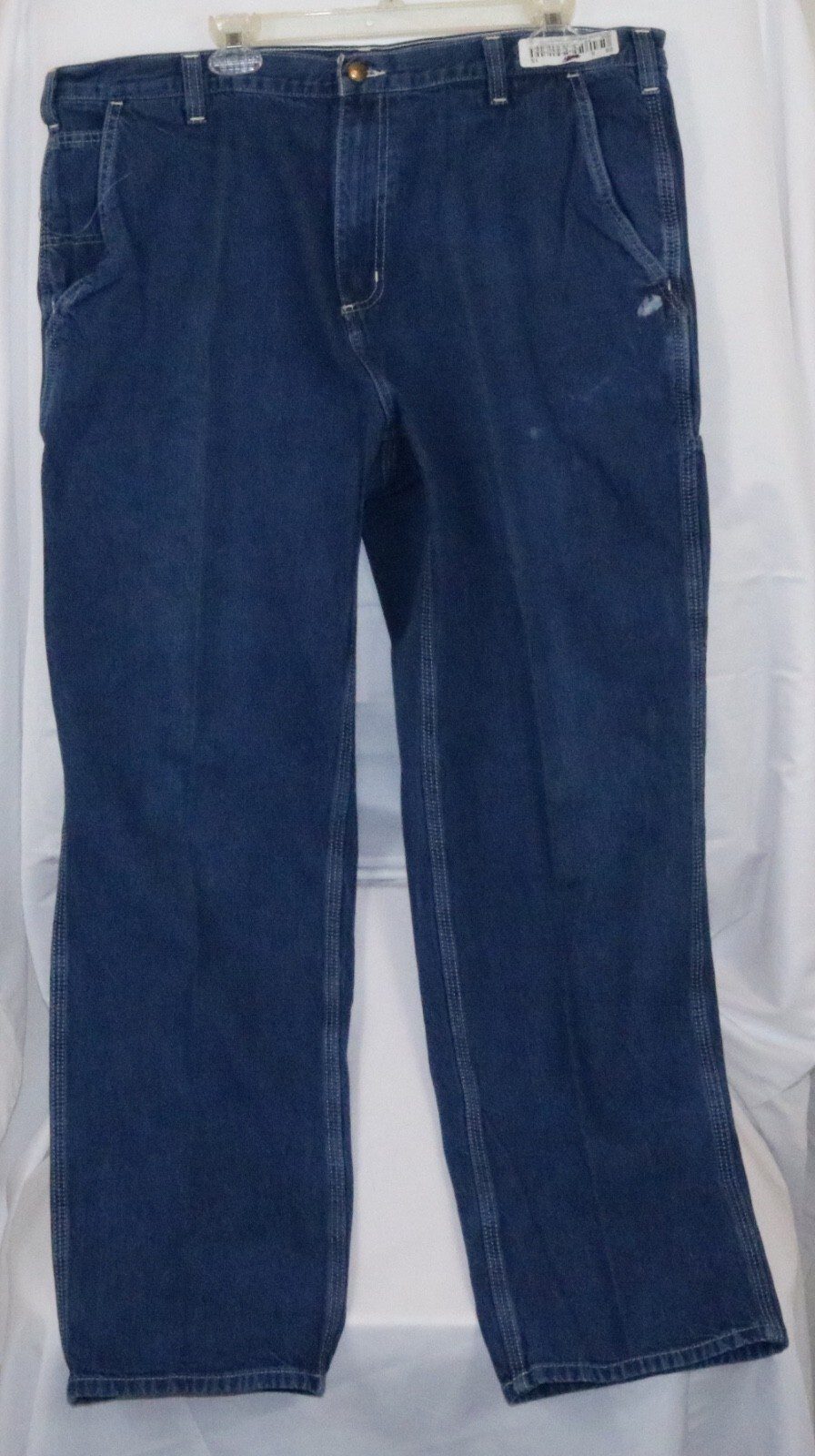 Carhartt Carpenter Dungaree Fit Jeans Mens Size 40x32 100% Cotton Dark Wash