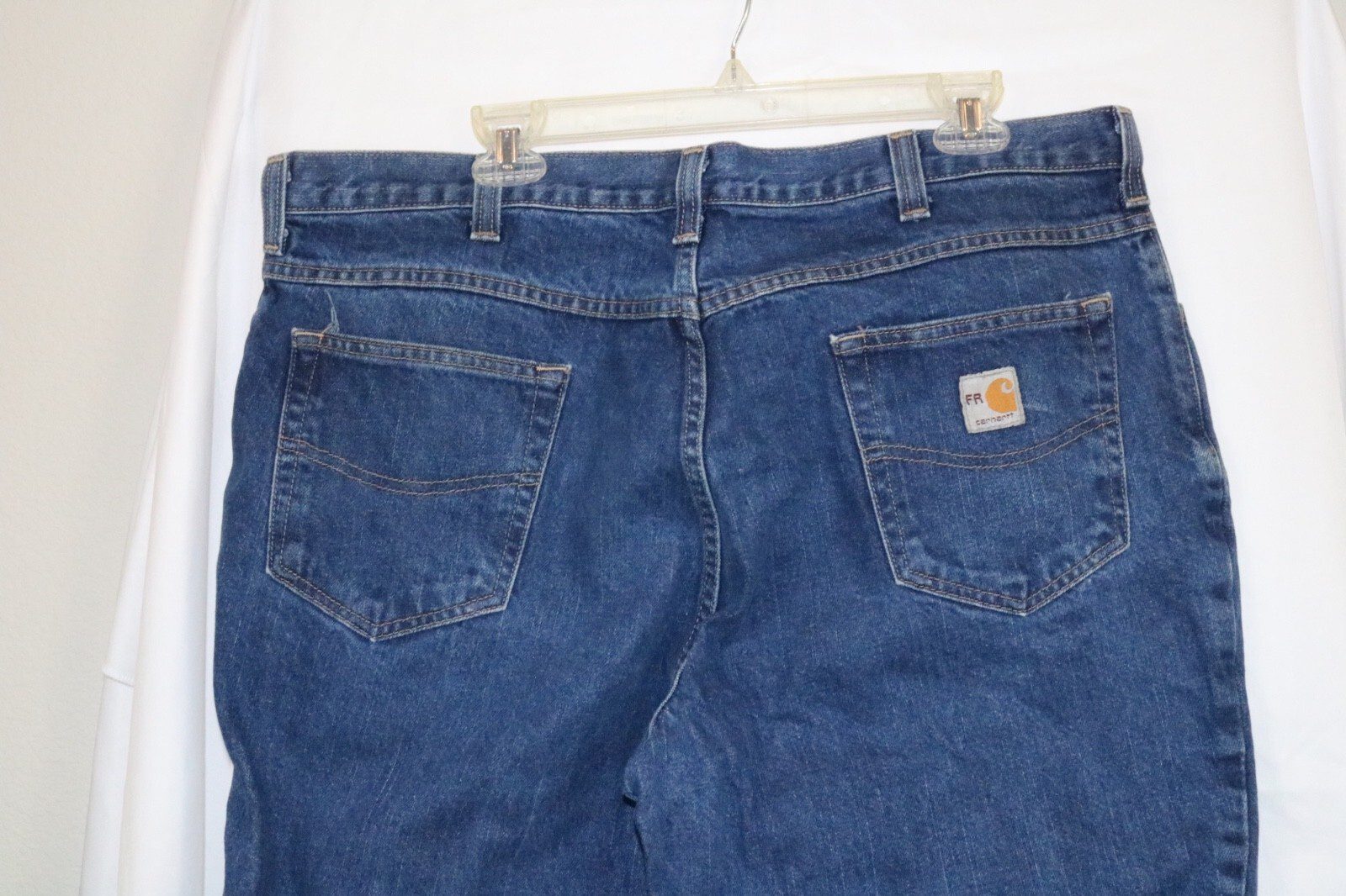 Carhartt FR Jeans Mens 40x32 Relaxed Fit CAT 2 NFPA 2112 Flame Resistant Denim - Image 5