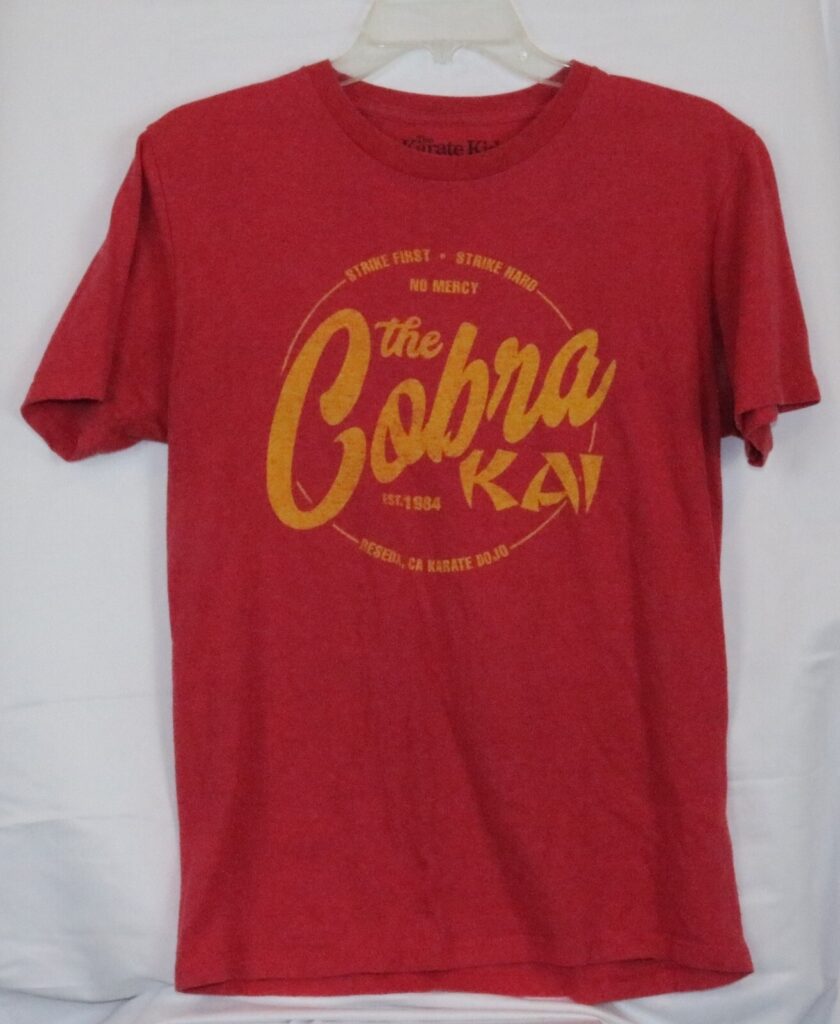 Cobra Kai Karate Kid Tee Shirt Size Small Short Sleeve Pullover Dojo Movie