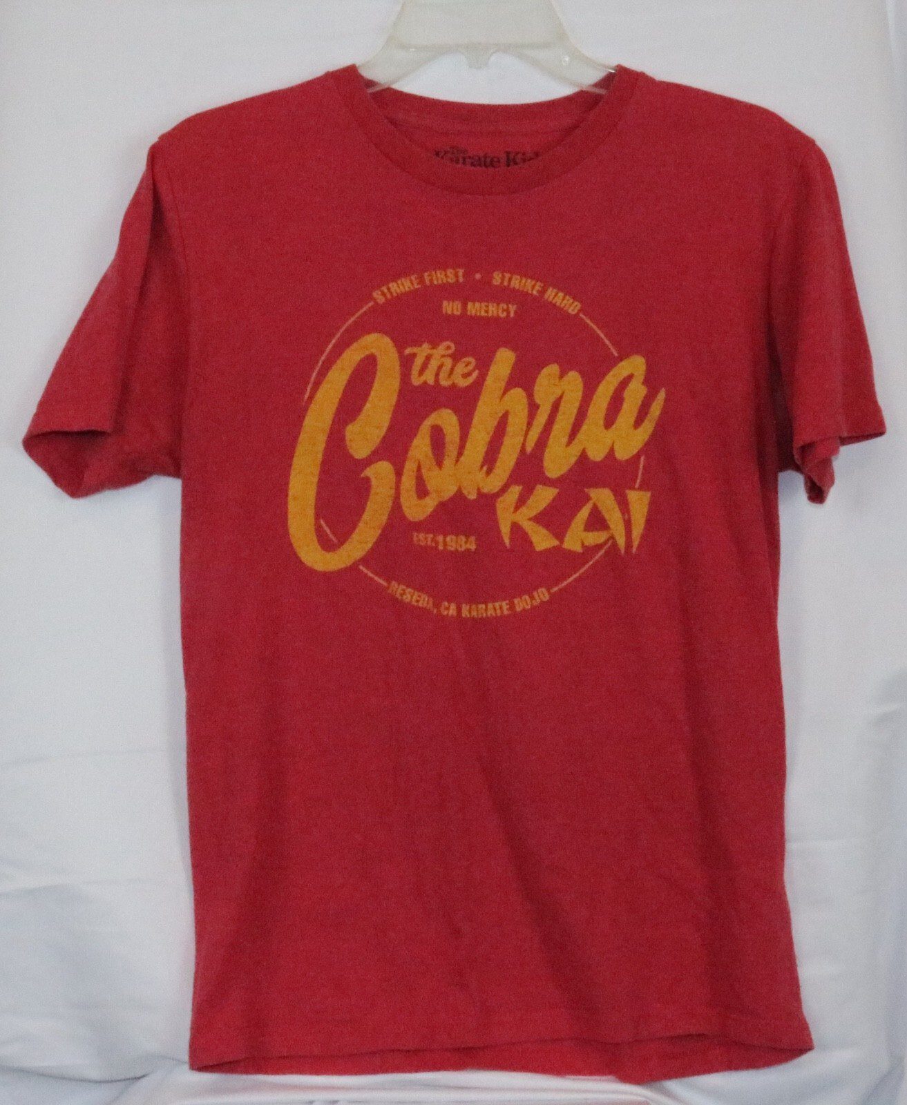 Cobra Kai Karate Kid Tee Shirt Size Small Short Sleeve Pullover Dojo Movie
