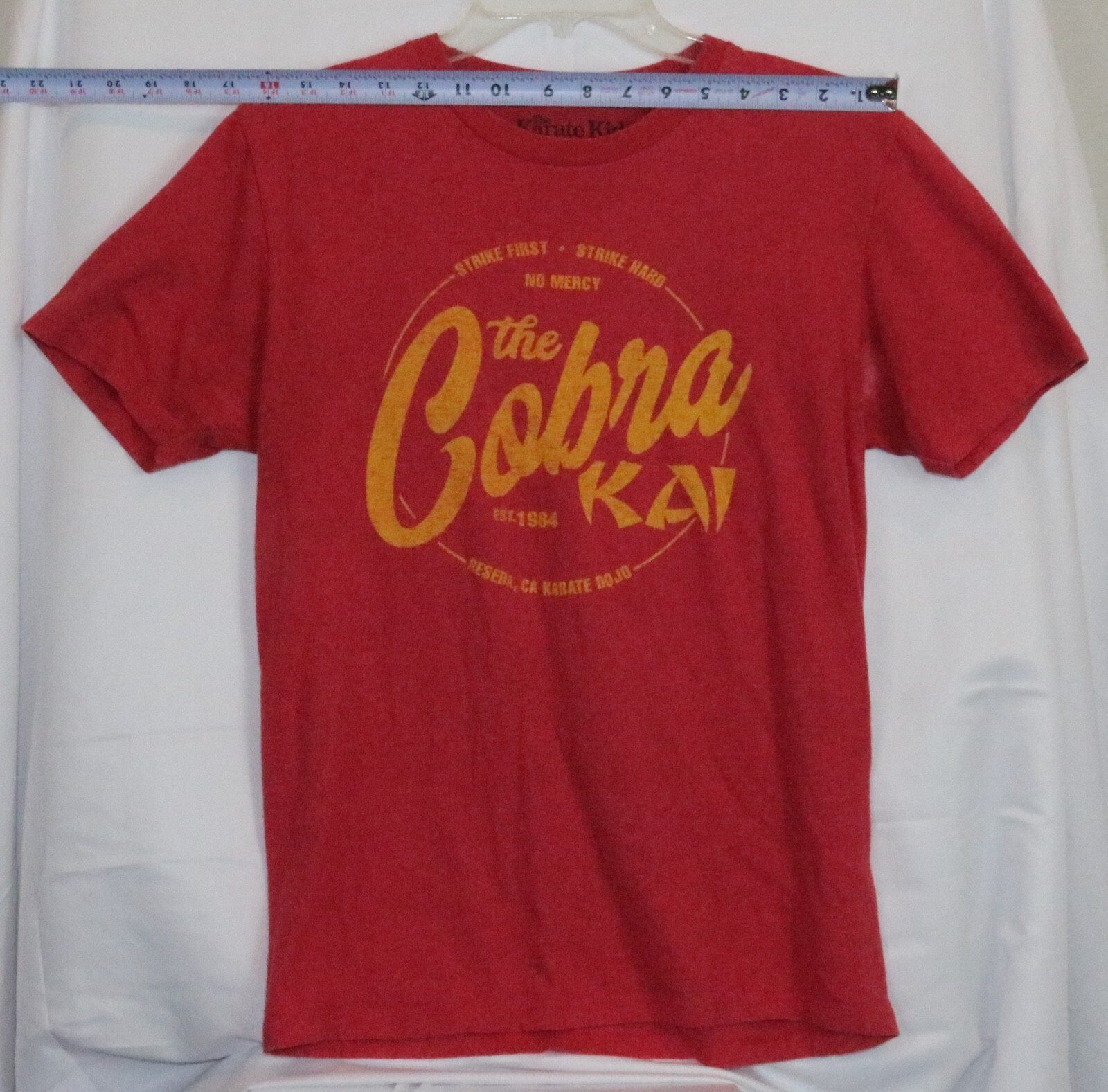 Cobra Kai Karate Kid Tee Shirt Size Small Short Sleeve Pullover Dojo Movie - Image 2