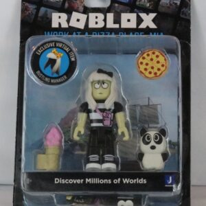 Roblox Figure Mia Work At A Pizza Place Bustling Manager Action Toy Series New