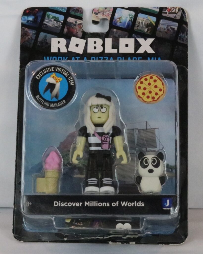 Roblox Figure Mia Work At A Pizza Place Bustling Manager Action Toy Series New