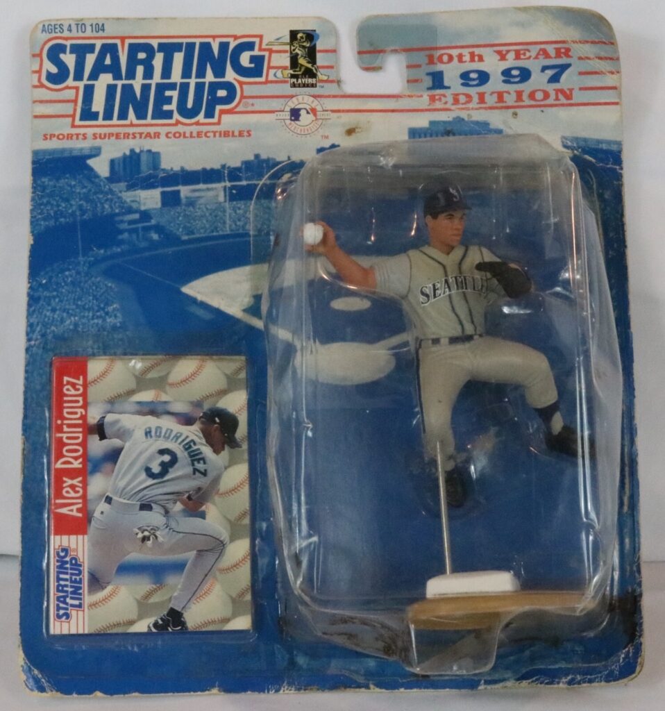 1997 Starting Lineup Alex Rodriguez Mariners Sealed w/Card Kenner MLB