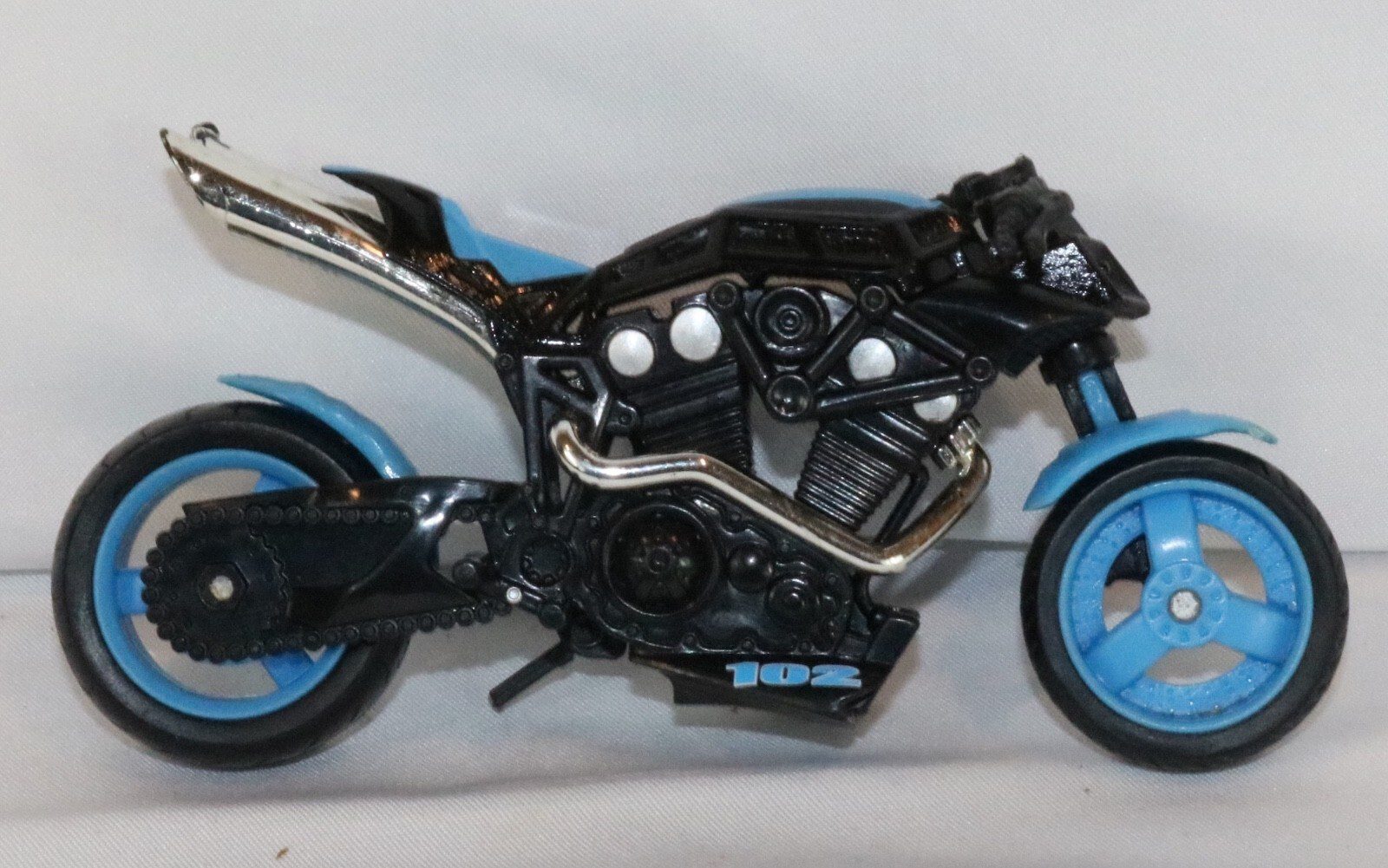 Hot Wheels 2010 Street Power X-Blade V3135 Loose Car Motorcycle Moto Toy - Image 2