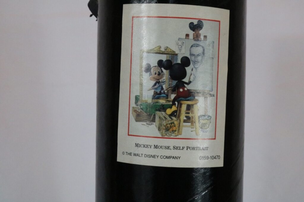 Walt Disney World Mickey Mouse Self Portrait Poster In Original Tube 36 x 24in