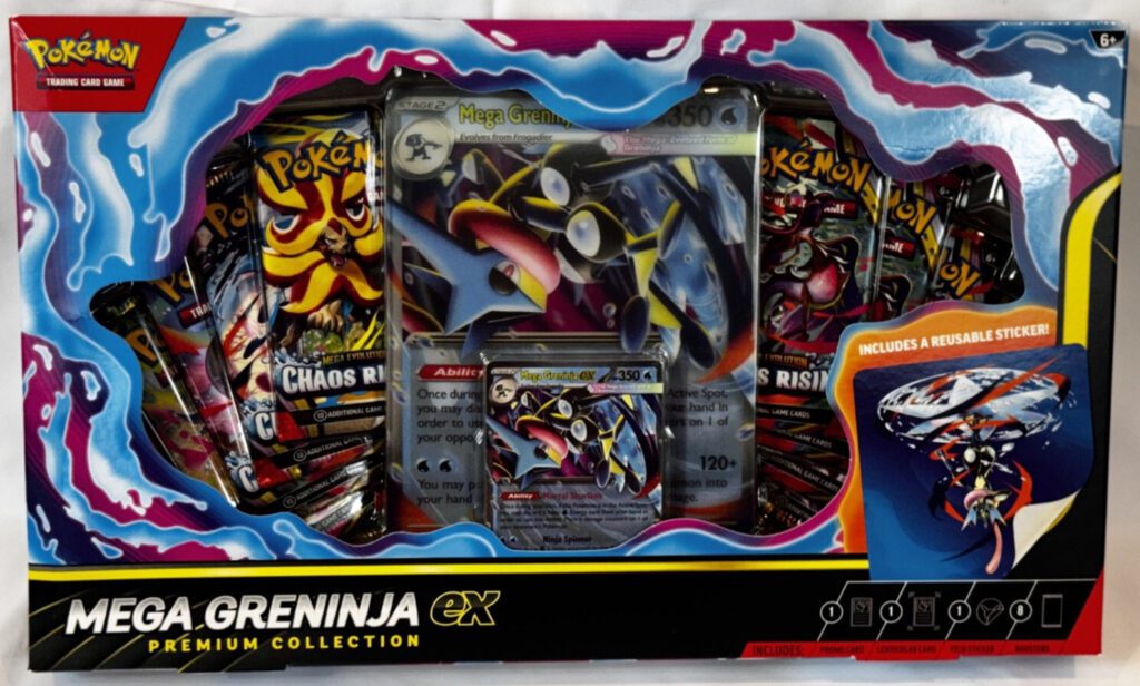 Pokemon Mega Greninja EX Premium Collection 8 packs promo New Sealed