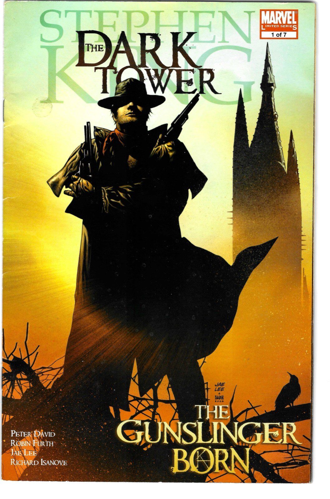 Dark Tower The Gunslinger Born #1 2007 Marvel Comics Stephen King Jae Lee Cover