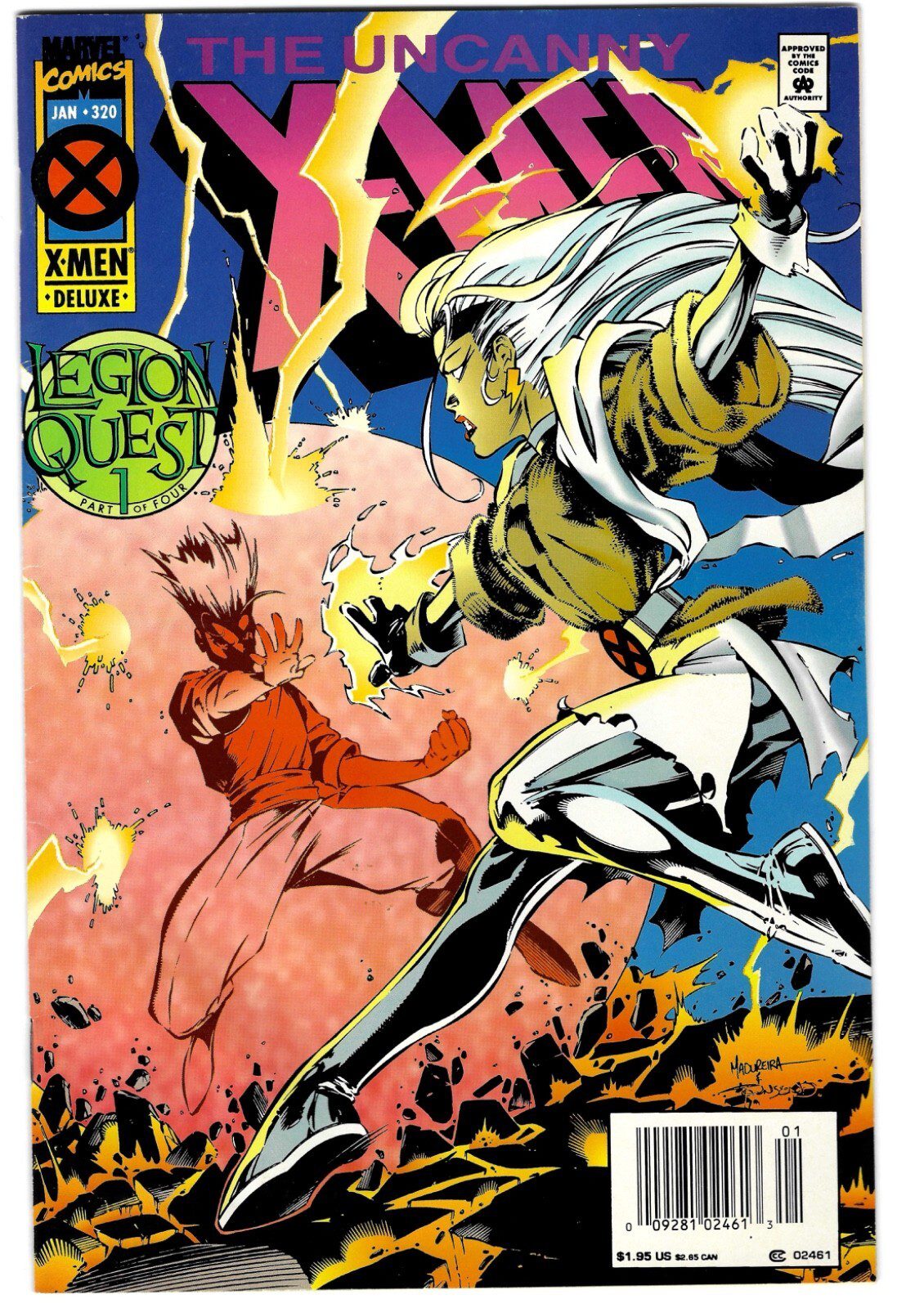 Uncanny X-Men Deluxe #320d Vol. 1 1995 Marvel Comics Variant Legion Quest Part 1