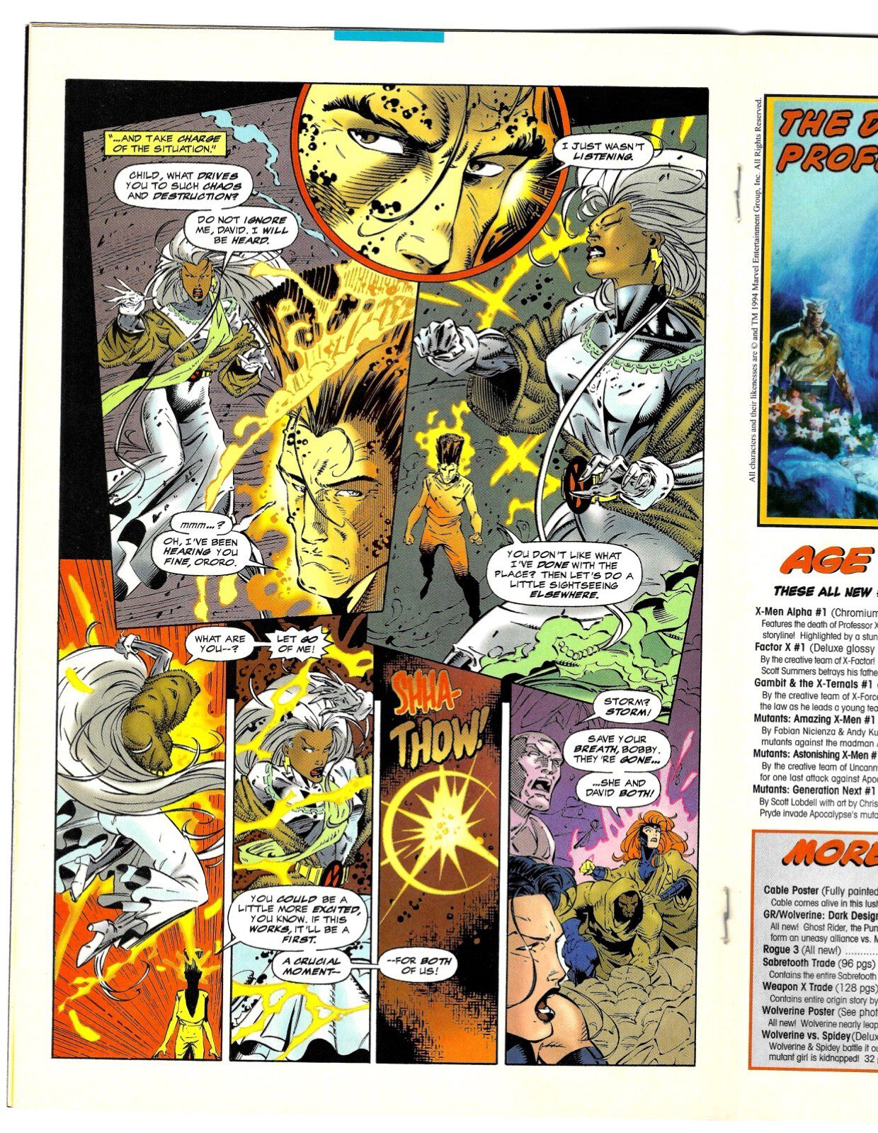 Uncanny X-Men Deluxe #320d Vol. 1 1995 Marvel Comics Variant Legion Quest Part 1 - Image 3