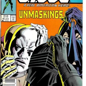 G.I. Joe, A Real American Hero #55 Newsstand Variant Marvel 1987 Snake Eyes