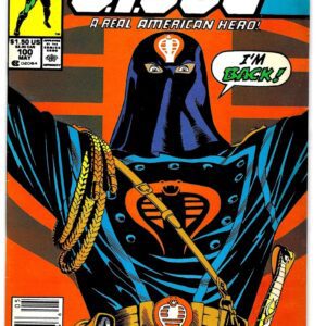 G.I. Joe, A Real American Hero #100 Vol. 1 1990 Marvel Comics Ron Wagner Cover