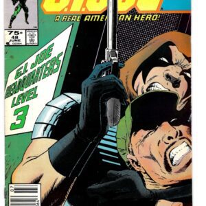 GI JOE No. 48 A Real American Hero "Slaughter!” Newsstand Variant 1986 Marvel