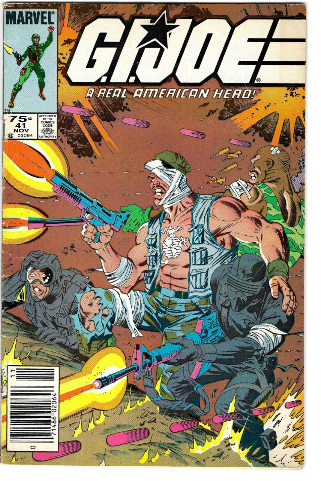 G.I. Joe, A Real American Hero #41 Vol. 1 1985 Marvel Comics Barbecue, Shipwreck