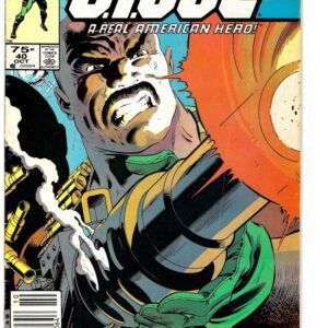 G.I. Joe A Real American Hero # 40 Newsstand - 1st Shipwreck, Barbecue Marvel