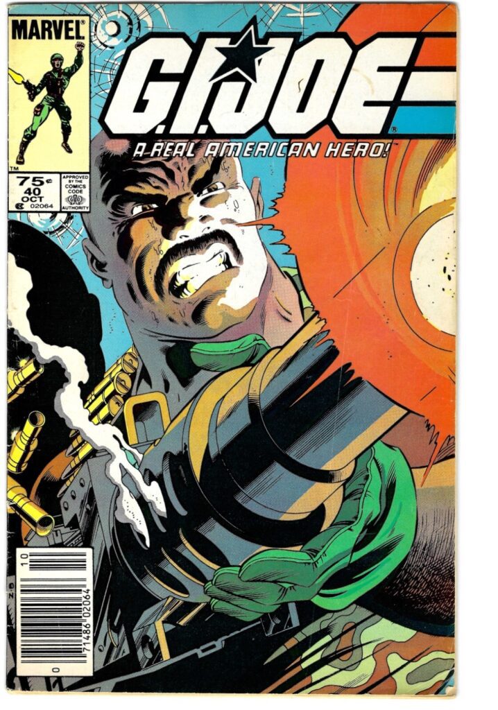 G.I. Joe A Real American Hero # 40 Newsstand - 1st Shipwreck, Barbecue Marvel