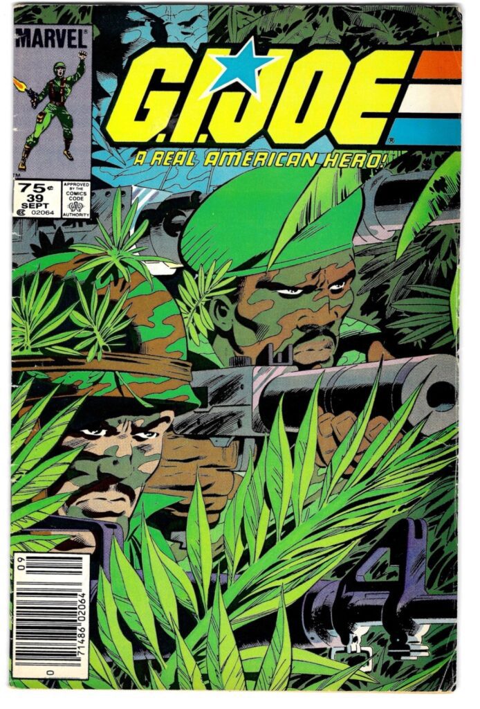 G.I. Joe A Real American Hero # 39 Newsstand Marvel Comics Larry Hama, Mike Zeck