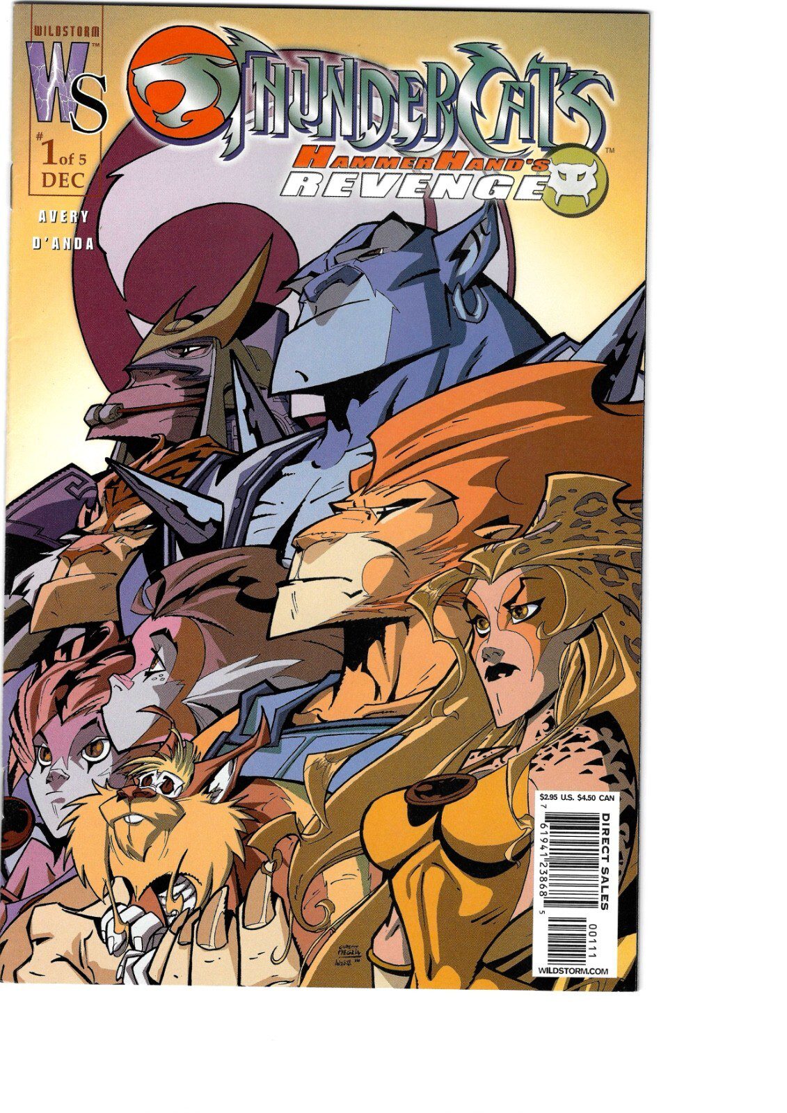 Thundercats Hammerhand's Revenge #1 2003 WildStorm Productions - Mint