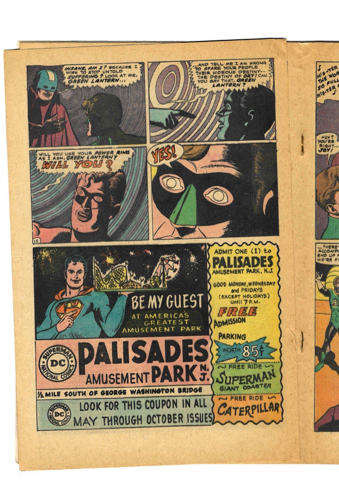 Green Lantern #63 1968 Vintage Silver Age DC Comics 1st Print JNeal Adams Cover - Image 2