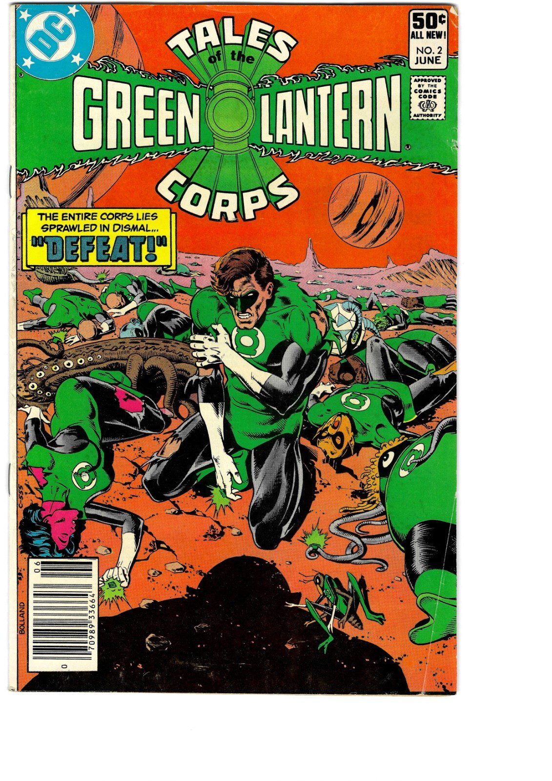 Tales of the Green Lantern Corps #2 1981 DC Comics 1st App Newsstand W239-185
