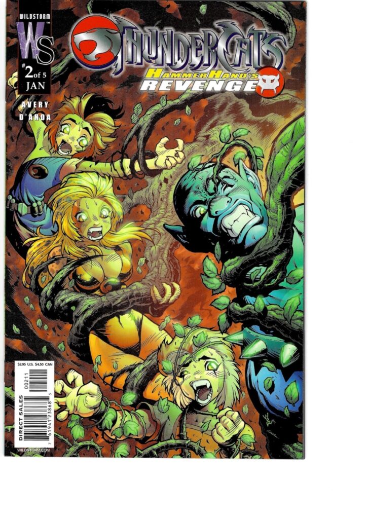 Thundercats Hammerhand's Revenge #2b 2004 WildStorm Productions Variant - Mint
