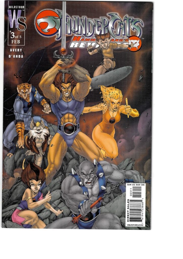 Thundercats Wildstorm Hammer Hand's Revenge Issue #3 - Mint