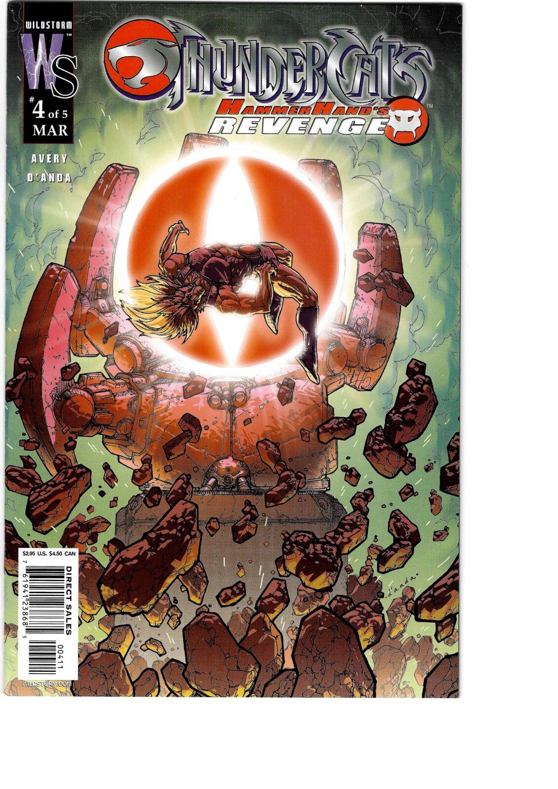 ThunderCats HammerHand's Revenge #4 2004 WildStorm Productions - Mint