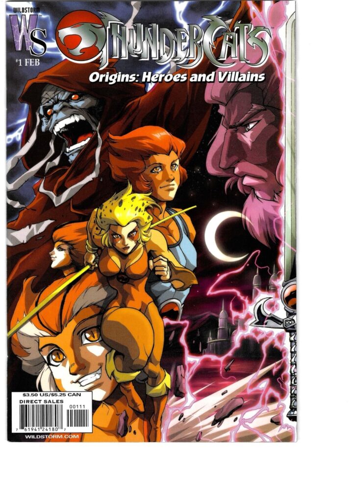 THUNDERCATS ORIGINS: HEROES AND VILLAINS #1 VARIANT COVER WILDSTORM - MINT