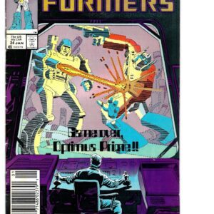 Transformers #24 Vol. 1 1987 Marvel Comics 1st App Newsstand - VG