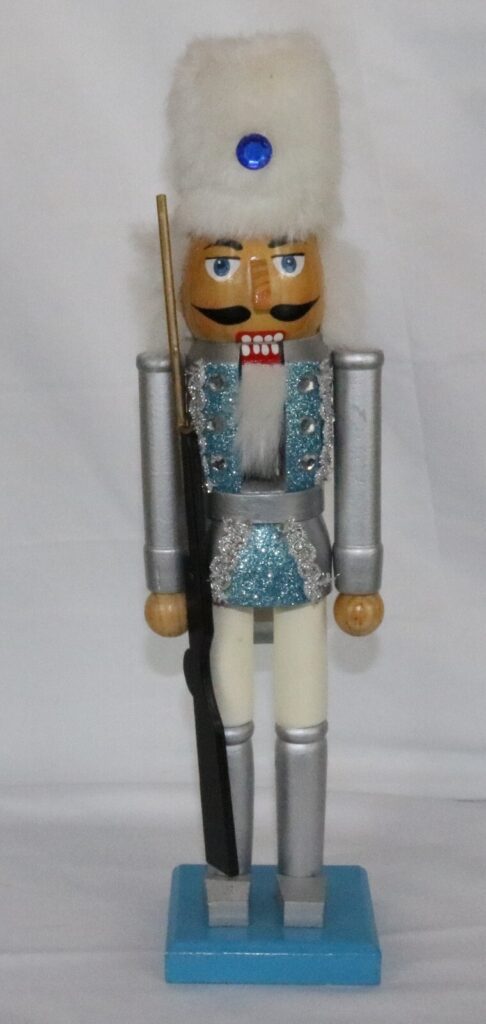 Vtg. Hoilday Home 24" King Crown Wooden Nutcracker Christmas Decoration