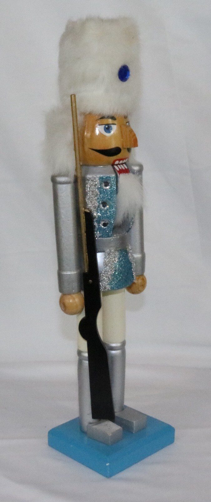 Vtg. Hoilday Home 24" King Crown Wooden Nutcracker Christmas Decoration - Image 6