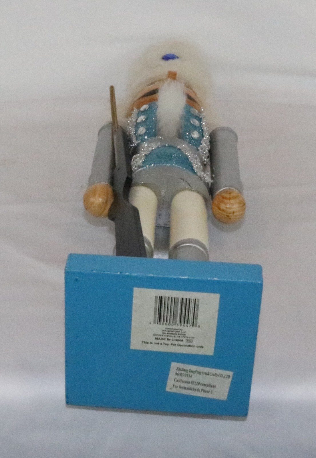 Vtg. Hoilday Home 24" King Crown Wooden Nutcracker Christmas Decoration - Image 7