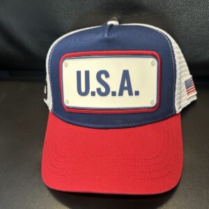 Official USA FIFA World Cup 2026 Hat Trucker Mesh Patch SnapBack Red White Blue