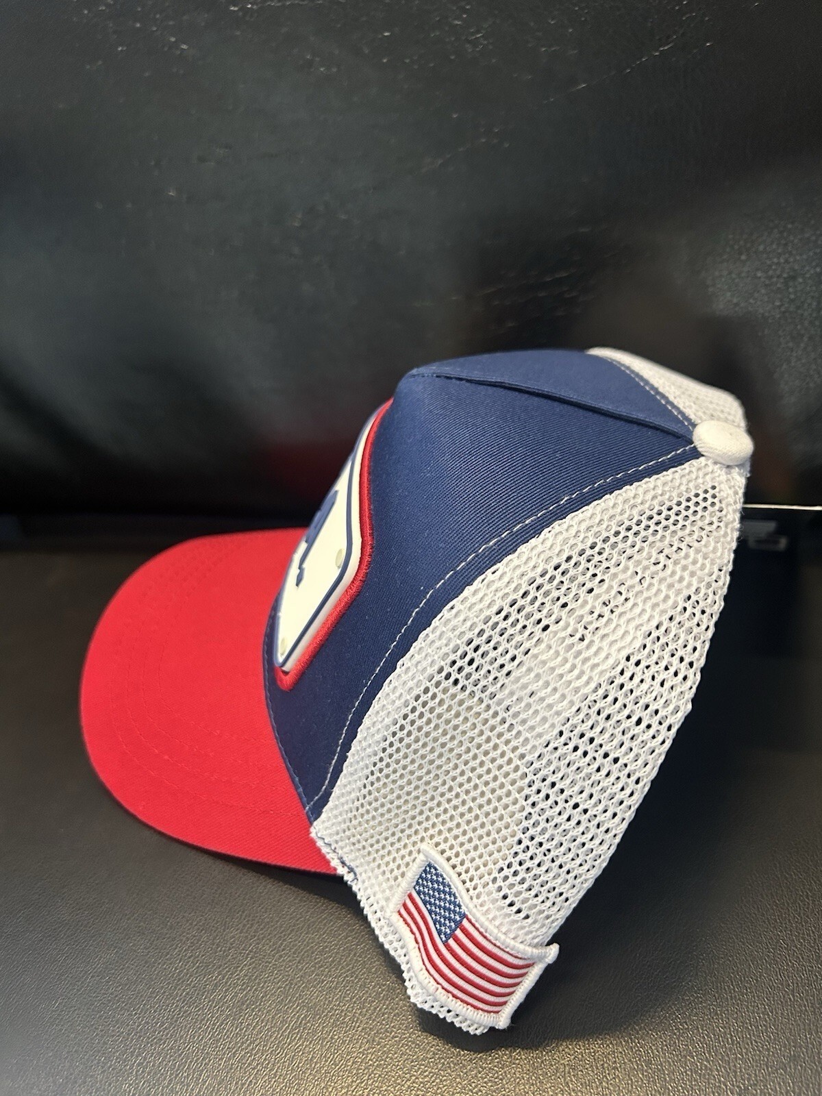 Official USA FIFA World Cup 2026 Hat Trucker Mesh Patch SnapBack Red White Blue - Image 2