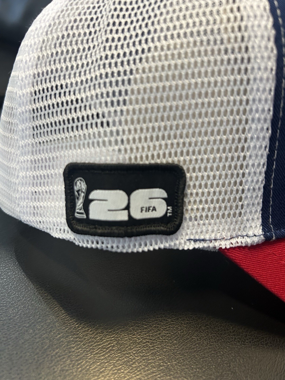 Official USA FIFA World Cup 2026 Hat Trucker Mesh Patch SnapBack Red White Blue - Image 4