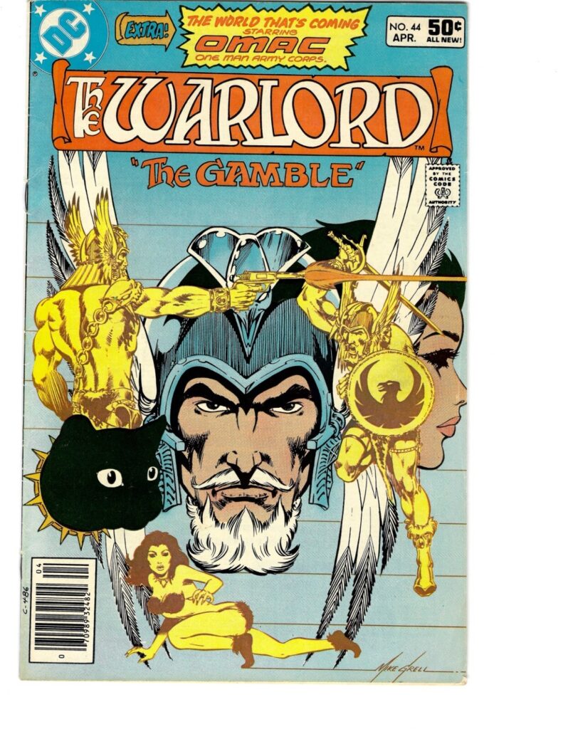 The Warlord #44 APRIL 1981 Very Fine  DC Comics Enter The Lost World Grell