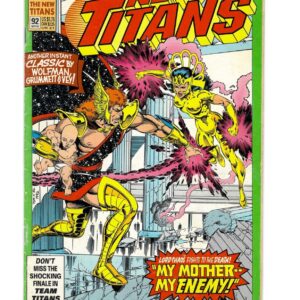 The New Titans #92 1992 DC Comics Adrienne Roy, Al Vey, Marv Wolfman