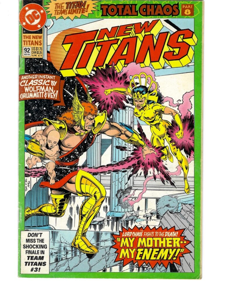 The New Titans #92 1992 DC Comics Adrienne Roy, Al Vey, Marv Wolfman