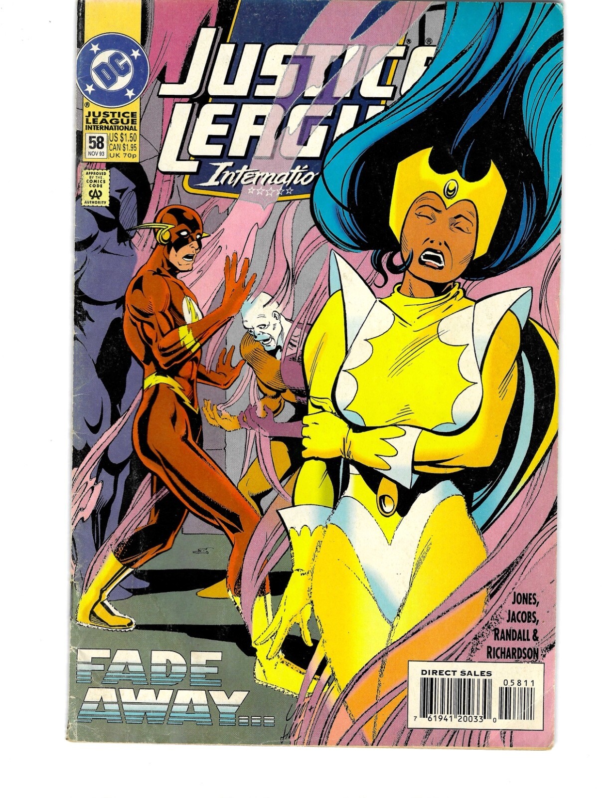 Justice League International #58 1993 DC Comics Tony DeZuniga, Lee Moder Cover