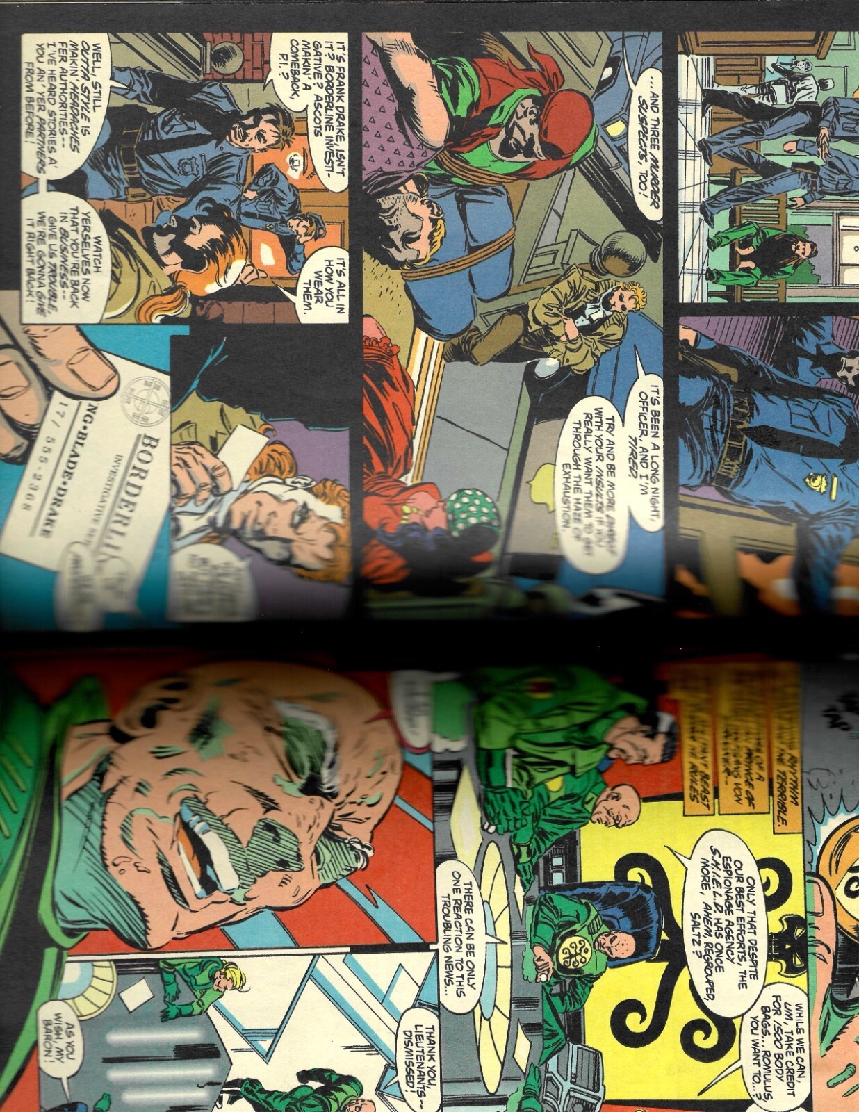 Marvel Nightstalkers #2 Comic Book 1992 Hannibal King, Blade, FrankDrake, Arcane - Image 3